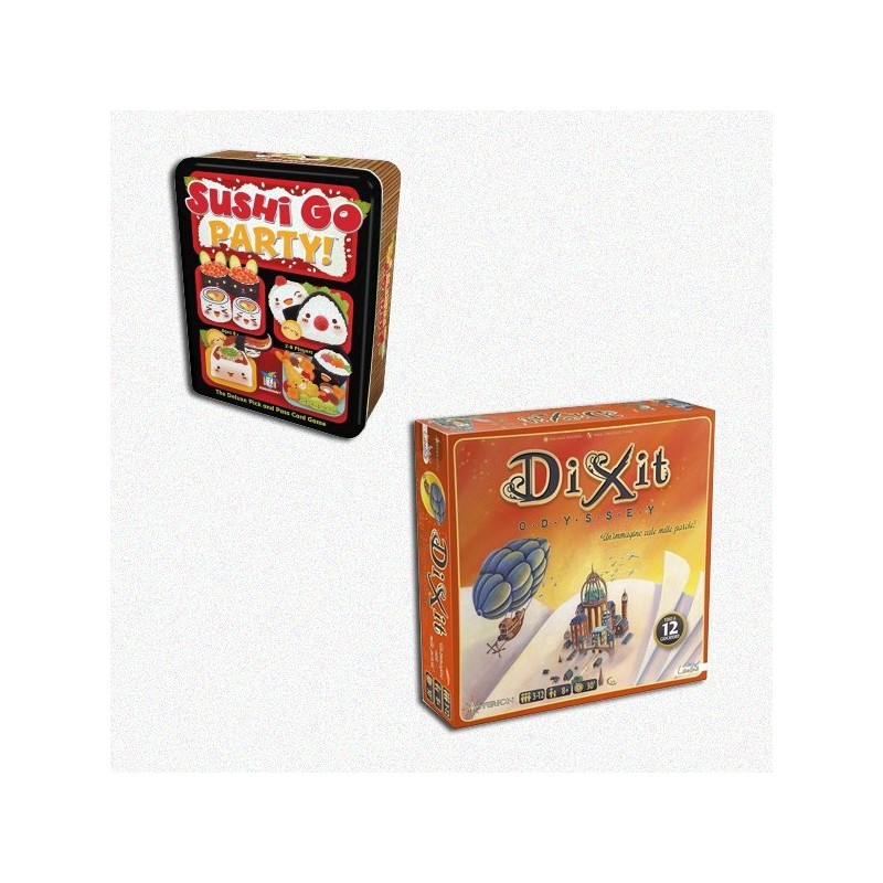 BUNDLE PARTY 4: Dixit Odyssey ITA + Sushi Go Party ITA