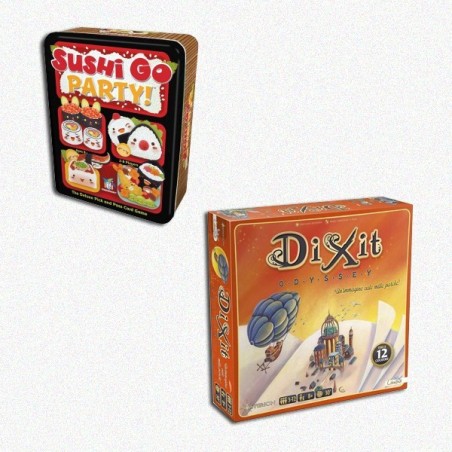 BUNDLE PARTY 4: Dixit Odyssey ITA + Sushi Go Party ITA
