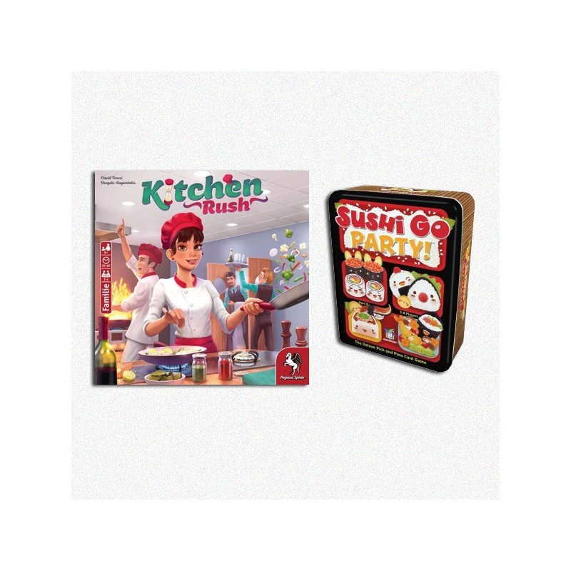 BUNDLE Kitchen Rush (Rev. Ed.) + Sushi Go Party ITA