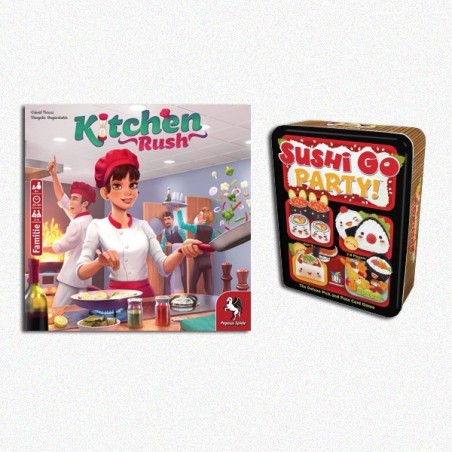 BUNDLE Kitchen Rush (Rev. Ed.) + Sushi Go Party ITA