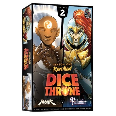 Dice Throne Season 1 Rerolled (2): Monk Vs Paladin