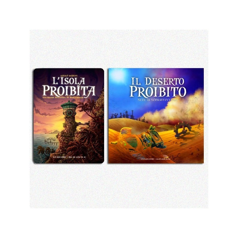 BUNDLE L'isola Proibita (Forbidden Island) + Il Deserto Proibito (Forbidden Desert)