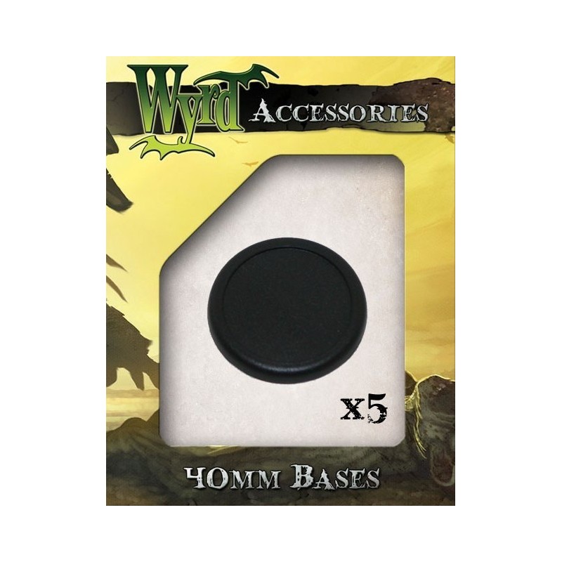 Basetta in plastica rotonda (5 pezzi) (Round Lipped Plastic Bases)