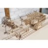 Rails with Crossing - Puzzle dinamico 3D Ugears 70014