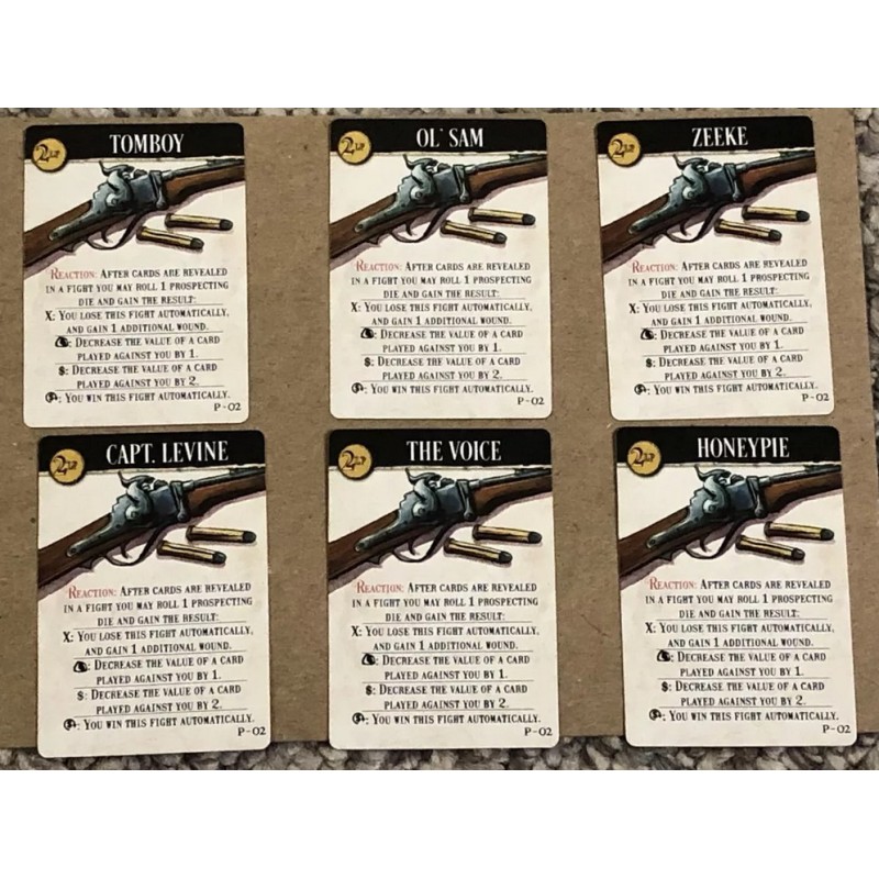 Carbine Promo Cards: Western Legends