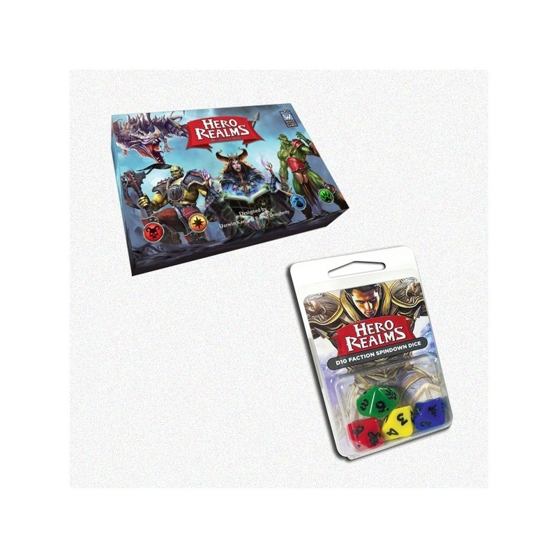 BUNDLE Hero Realms ENG + Set dadi