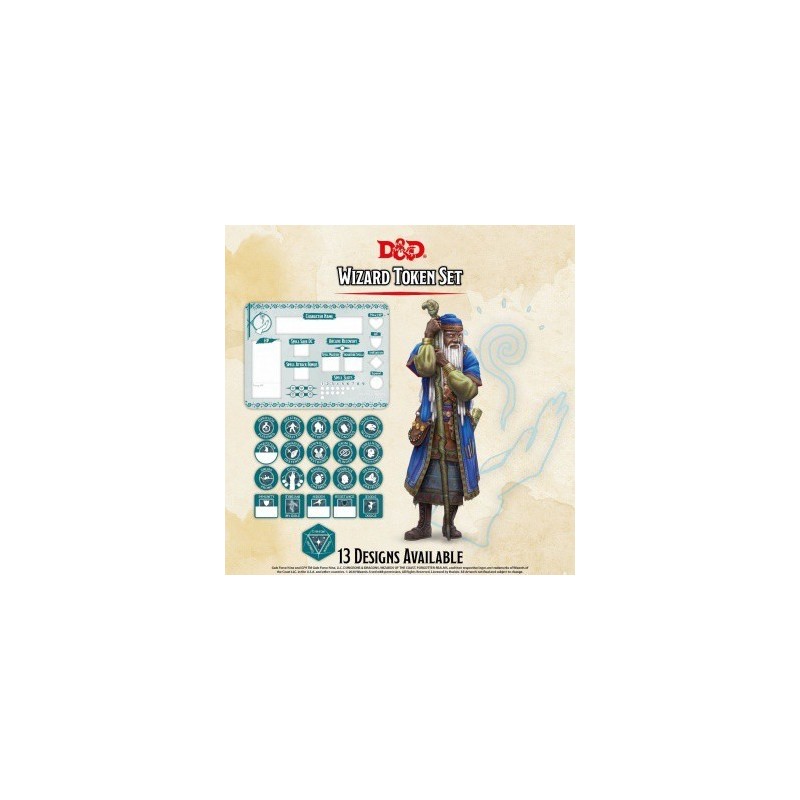 Wizard Token Set - Dungeons & Dragons