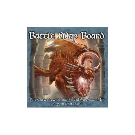 Battle Map Board - Grassland and Dungeon