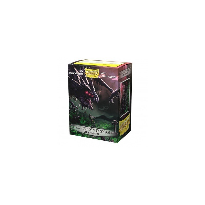 Dragon Shield - Bustine protettive Matte Art Halloween Dragon (100 bustine) - 12050