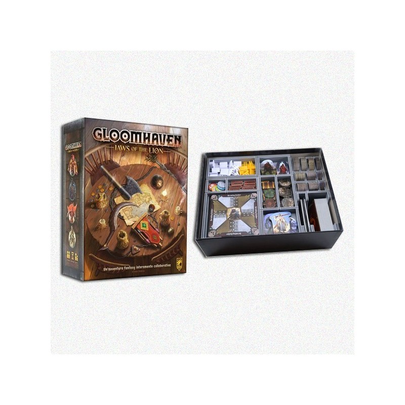 BUNDLE Gloomhaven: Jaws of the Lion ITA + Organizer Folded Space in EvaCore