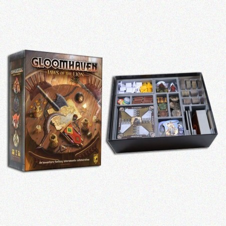 BUNDLE Gloomhaven: Jaws of the Lion ITA + Organizer Folded Space in EvaCore