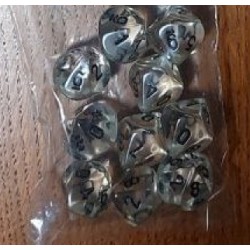 Dado a 10 facce Bianco...