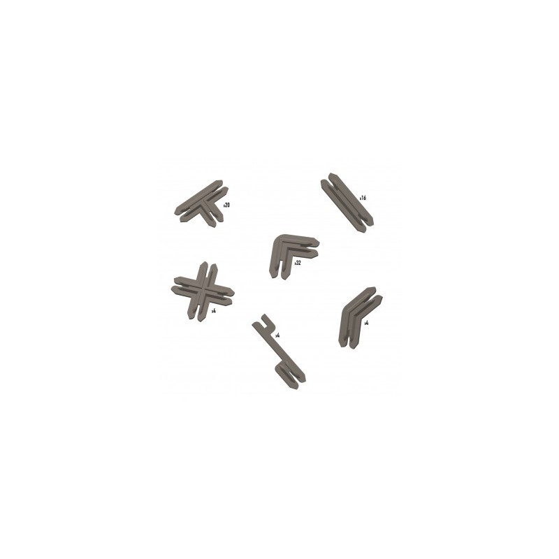 Terrain Clips - Brown - Battle Systems