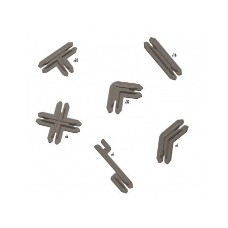 Terrain Clips - Brown - Battle Systems