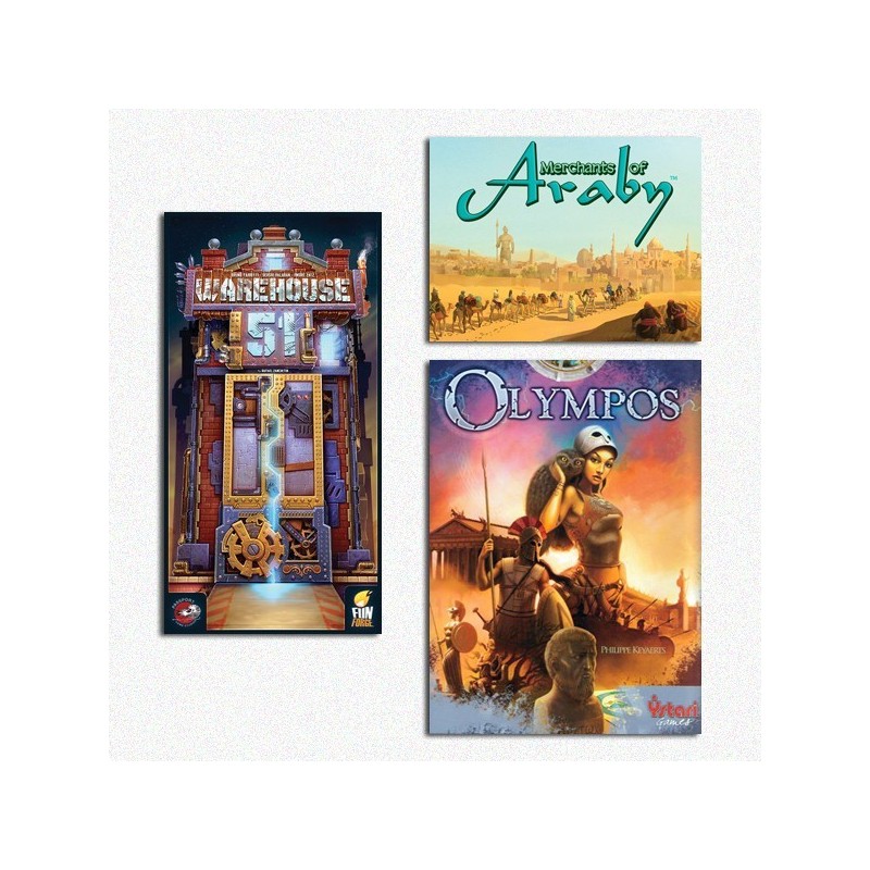 BUNDLE Olympos ENG + Merchants of Araby + Warehouse 51 ENG