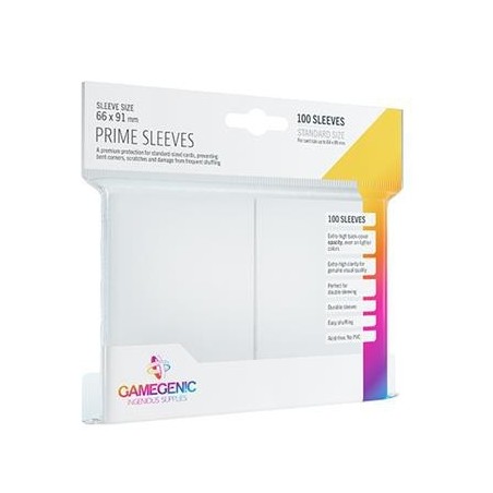 66x91 mm bustine protettive Bianco Gamegenic (100)