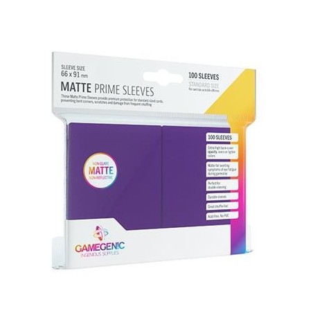 66x91 mm bustine protettive Viola Matte Gamegenic (100)