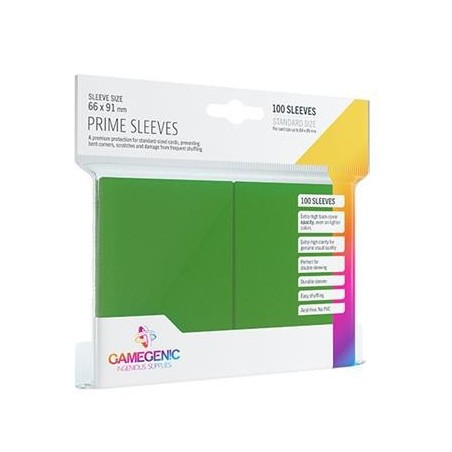 66x91 mm bustine protettive Verde Gamegenic (100)