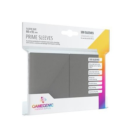 66x91 mm bustine protettive Grigio Gamegenic (100)