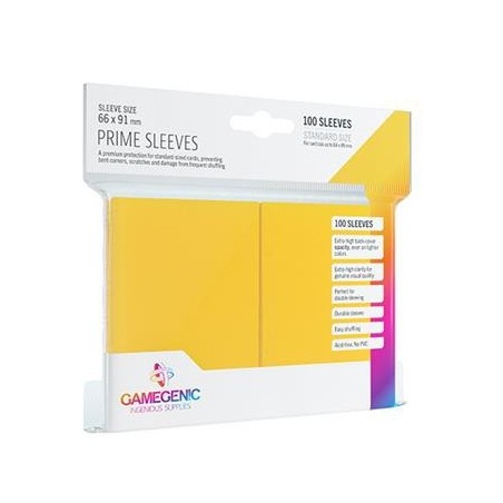 66x91 mm bustine protettive Giallo Gamegenic (100)