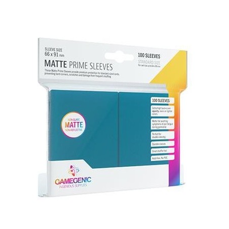 66x91 mm bustine protettive Blu Matte Gamegenic (100)