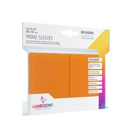 66x91 mm bustine protettive Arancio Gamegenic (100)