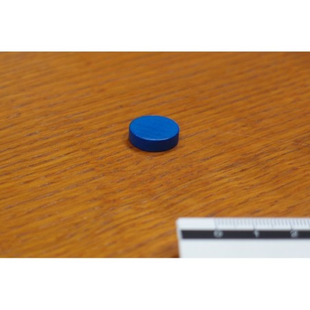 Token rotondo 15x4mm blu (1000 pezzi)