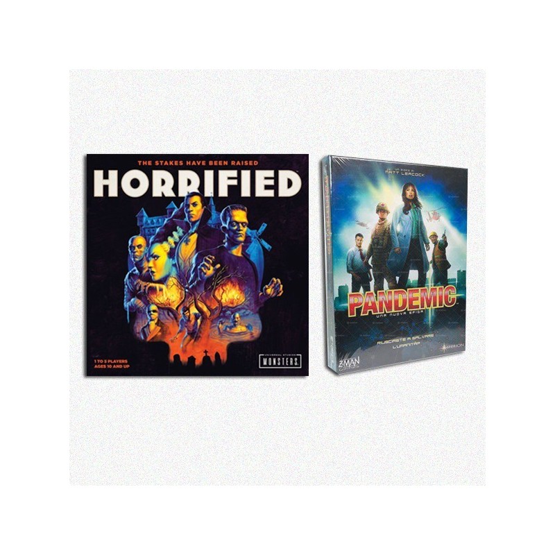 BUNDLE BEST COOP Horrified + Pandemic - Una nuova Sfida ITA (Pandemia)