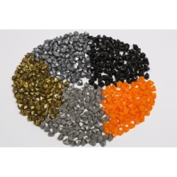 Set di pepite argentate...