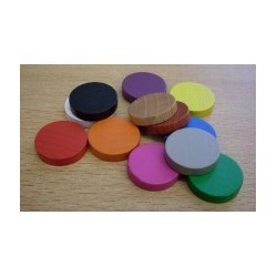 Token rotondo 15x4mm Rosa...
