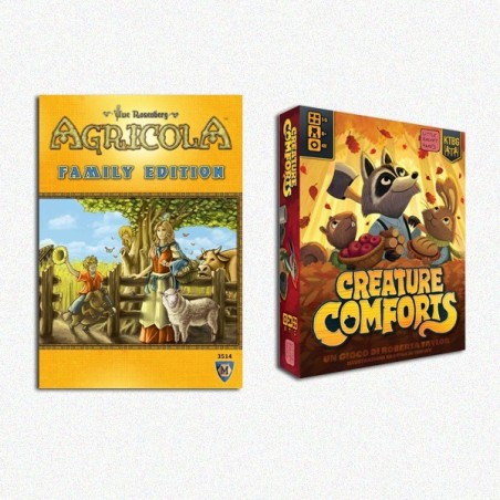 BUNDLE Creature Comforts ITA + Agricola Family Edition ENG