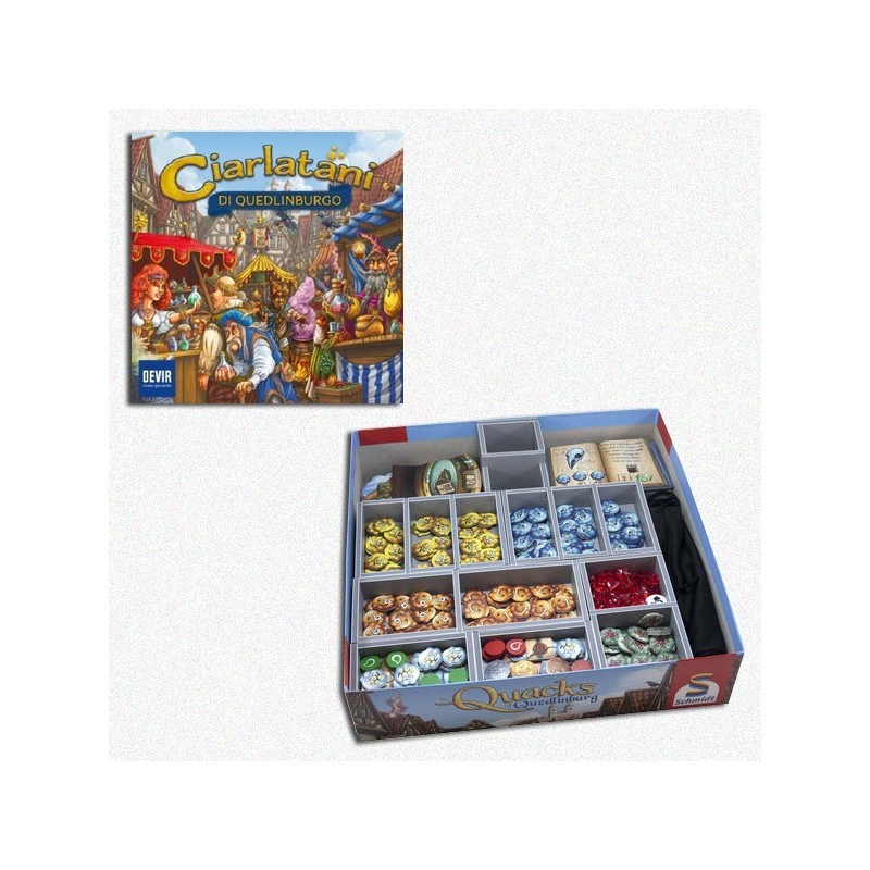 BUNDLE Ciarlatani di Quedlinburgo + Organizer Folded Space in EvaCore