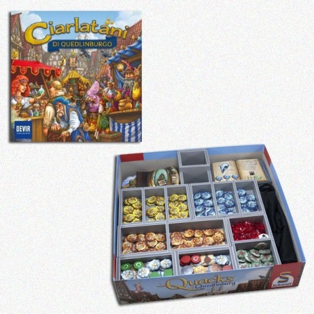 BUNDLE Ciarlatani di Quedlinburgo + Organizer Folded Space in EvaCore