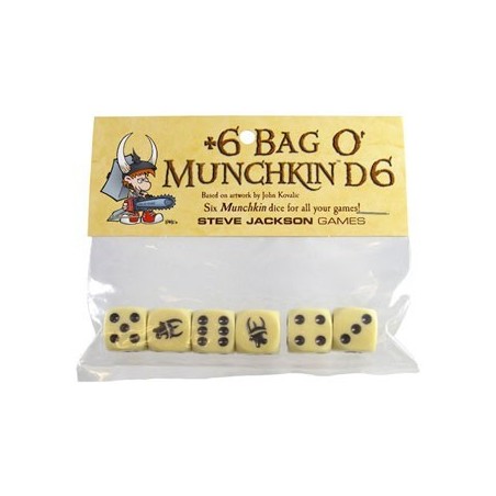 +6 Bag of D6: Munchkin