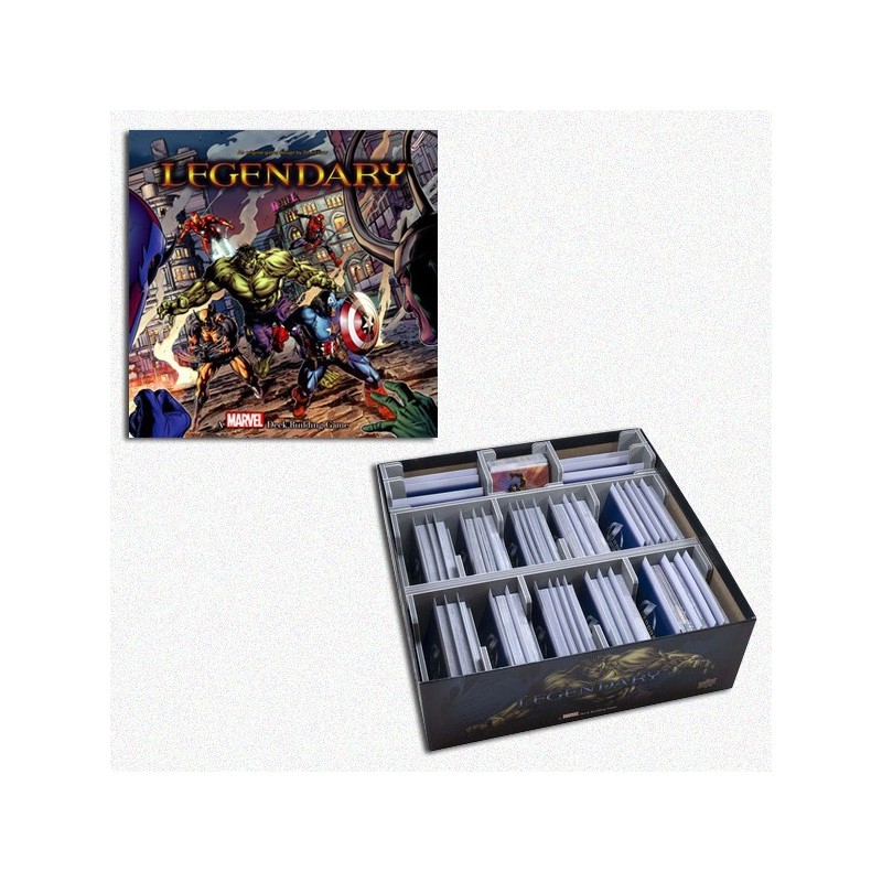 BUNDLE Legendary: A Marvel DB Game + Organizer Folded Space in EvaCore