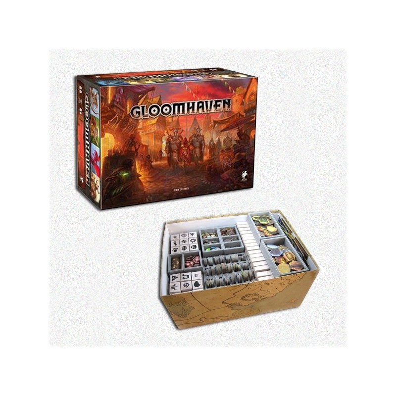 BUNDLE Gloomhaven ITA + Organizer Folded Space in EvaCore