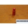Pedina cilindrica Rossa 10x25mm (500 pezzi)