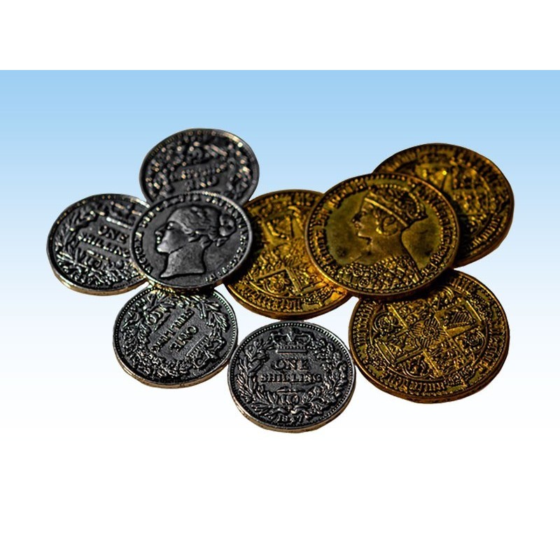 50 Victorian Metal Coins: Nanty Narking