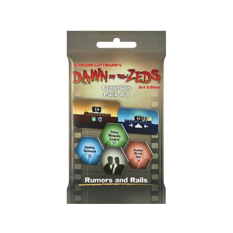 Exp. Pack 3 - Rumors and Rails: Dawn of the Zeds (3rd Ed.)
