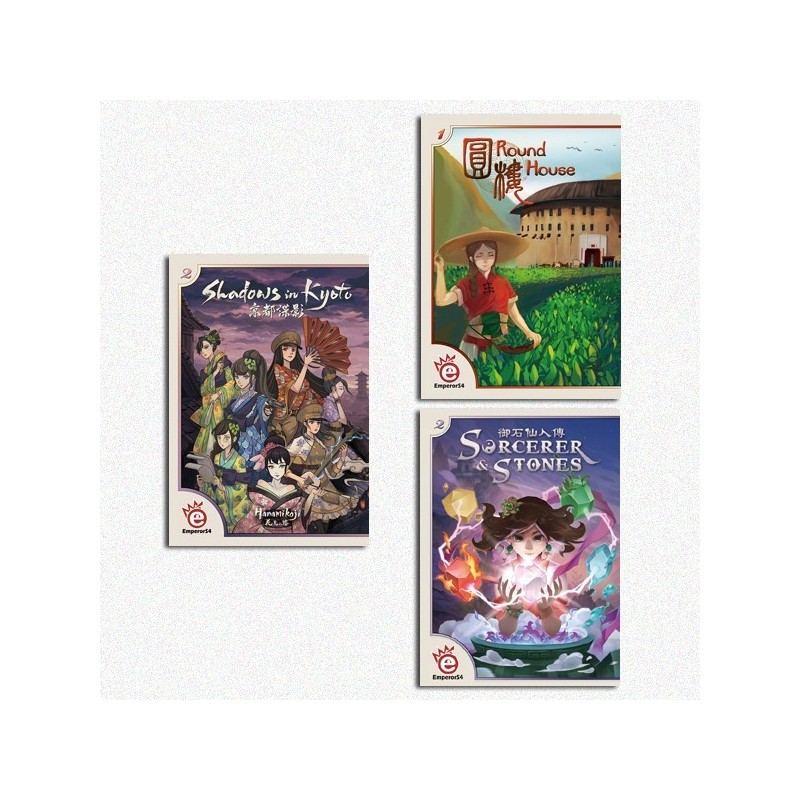 BUNDLE EMPERORS4 2: Shadows in Kyoto + Round House +  Sorcerer & Stones