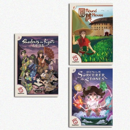 BUNDLE EMPERORS4 2: Shadows in Kyoto + Round House +  Sorcerer & Stones
