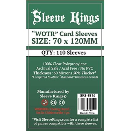 70x120 mm bustine protettive Sleeve Kings 'WOTR-Tarot' (110) SKS8814
