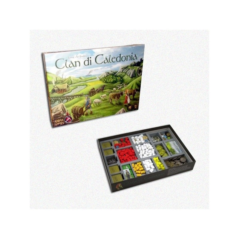 BUNDLE Clans of Caledonia ENG + Organizer Folded Space in EvaCore