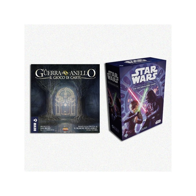 BUNDLE La Guerra dell'Anello: Il Gioco di Carte + Star Wars: The Deckbuilding Game