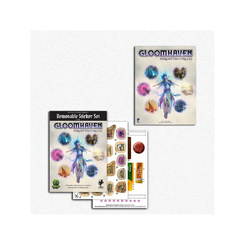 BUNDLE Forgotten Circles: Gloomhaven + Removable Sticker Set