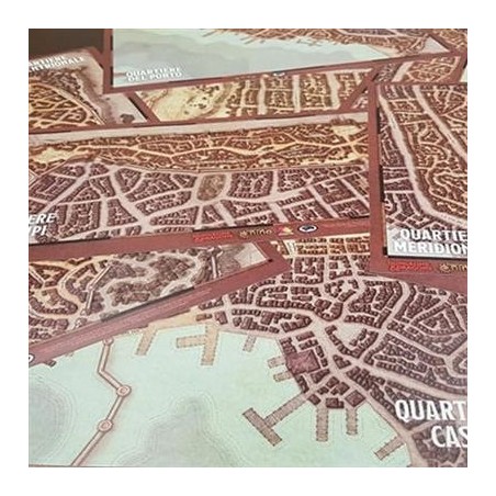 Waterdeep - Mappe dei Quartieri: Dungeons & Dragons 5a Edizione