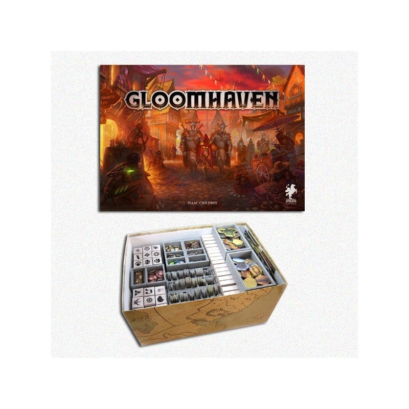 BUNDLE Gloomhaven ENG + Organizer Folded Space in EvaCore