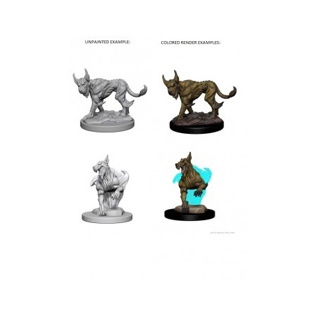 Blink Dogs (2 Units) - D&D Nolzur's Marvelous Unpainted Miniatures