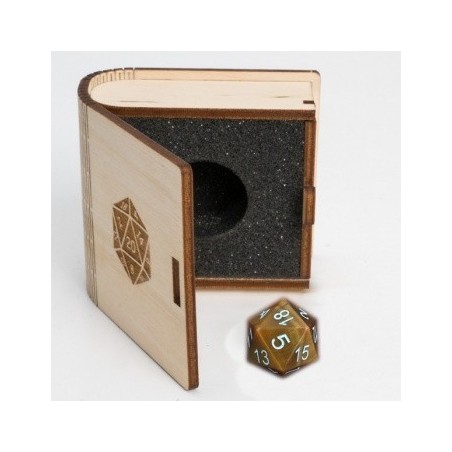 Gemstone Collectors Dice - Yellow Tiger Eye - BF08629