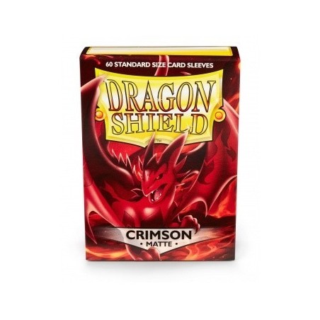 Dragon Shield - Bustine protettive Matte Crimson (60 bustine) - 11221